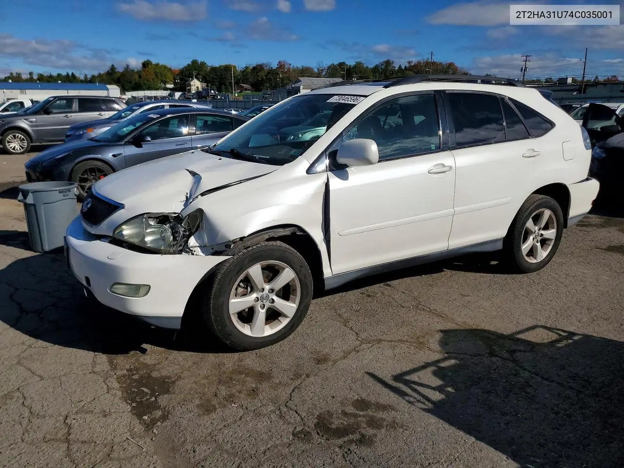LEXUS RX 2004, VIN 2T2HA31U74C035001