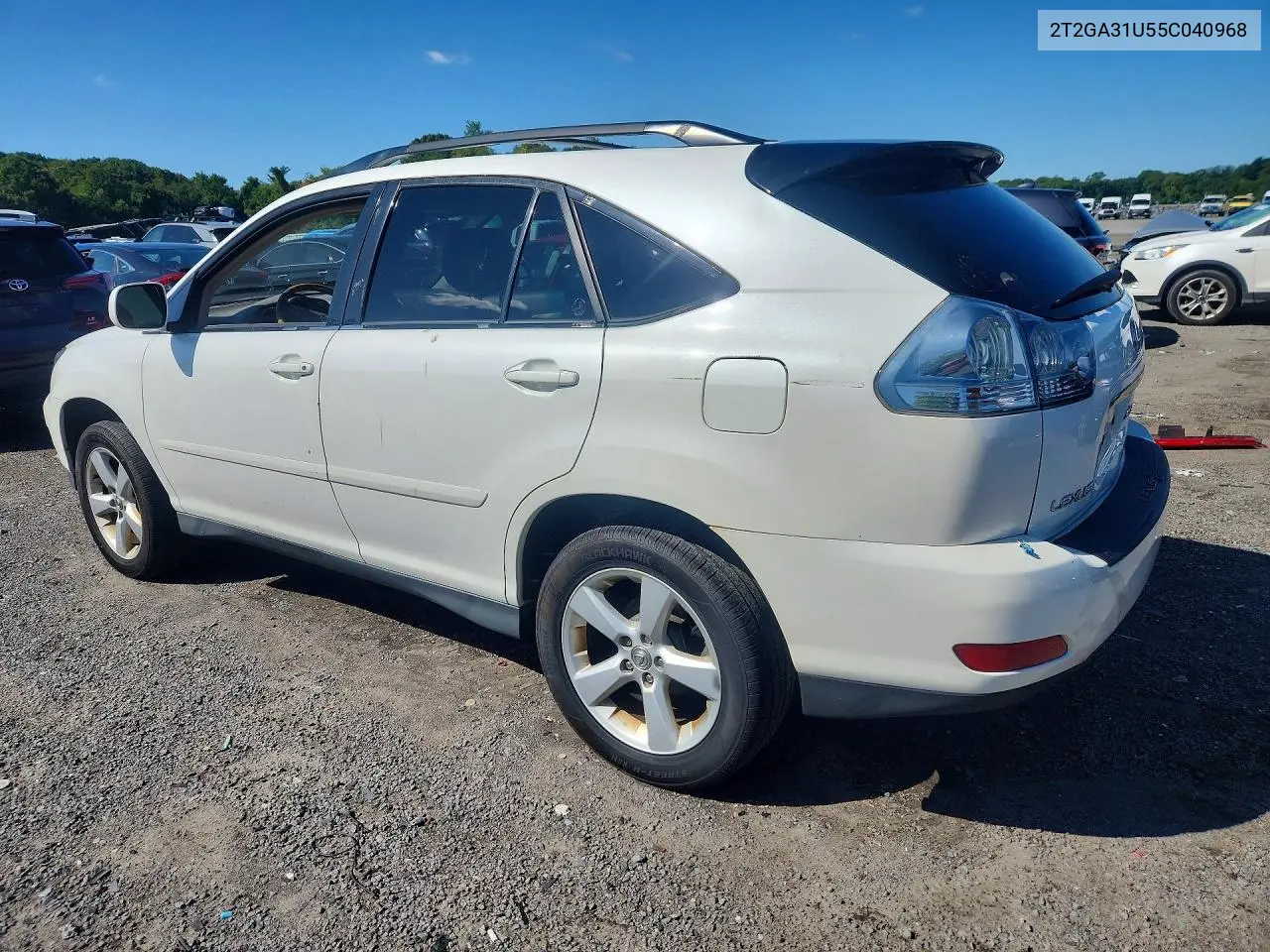2005 LEXUS RX VIN 2T2GA31U55C040968 — фото 2