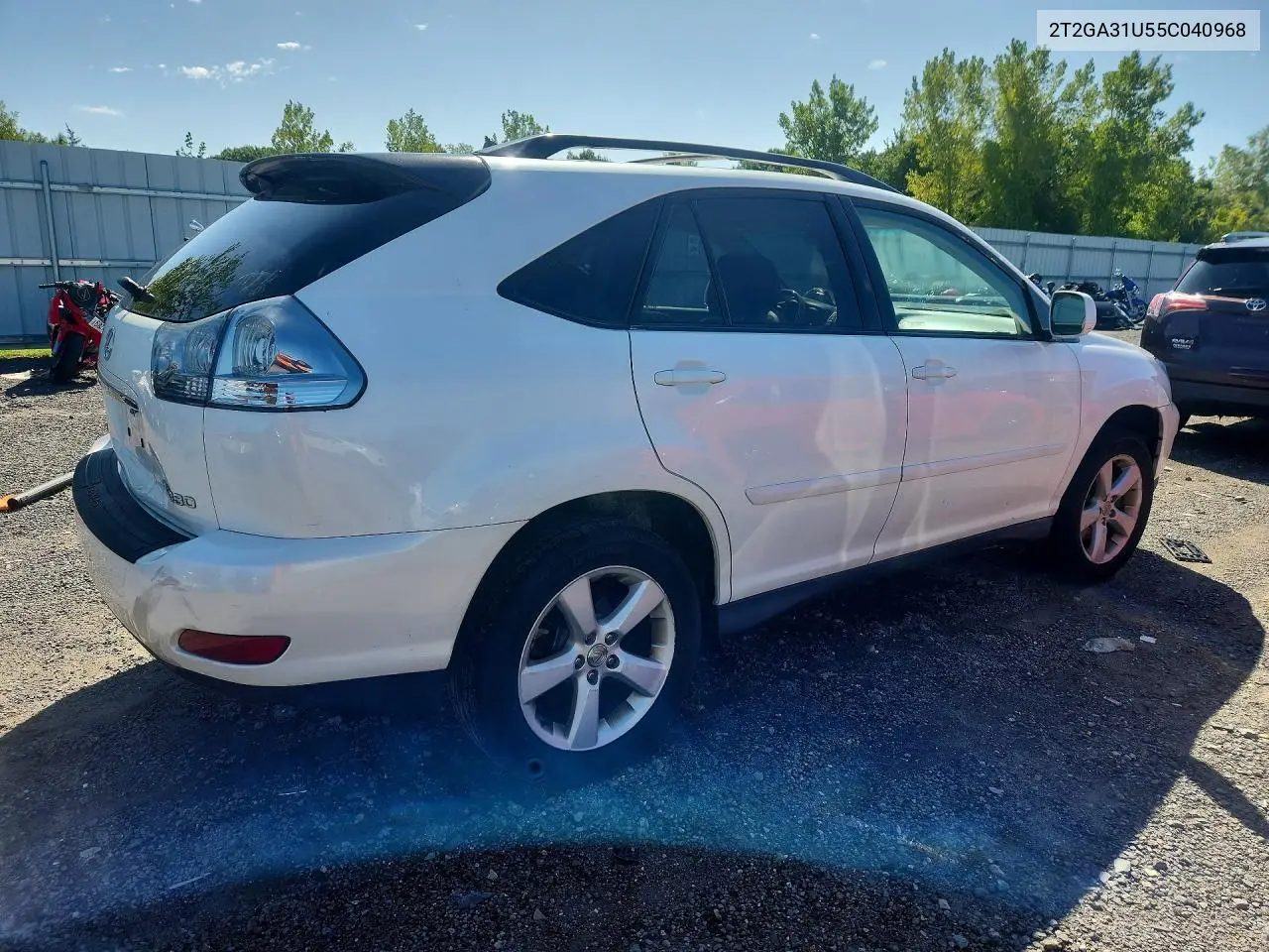 2005 LEXUS RX VIN 2T2GA31U55C040968 — фото 3