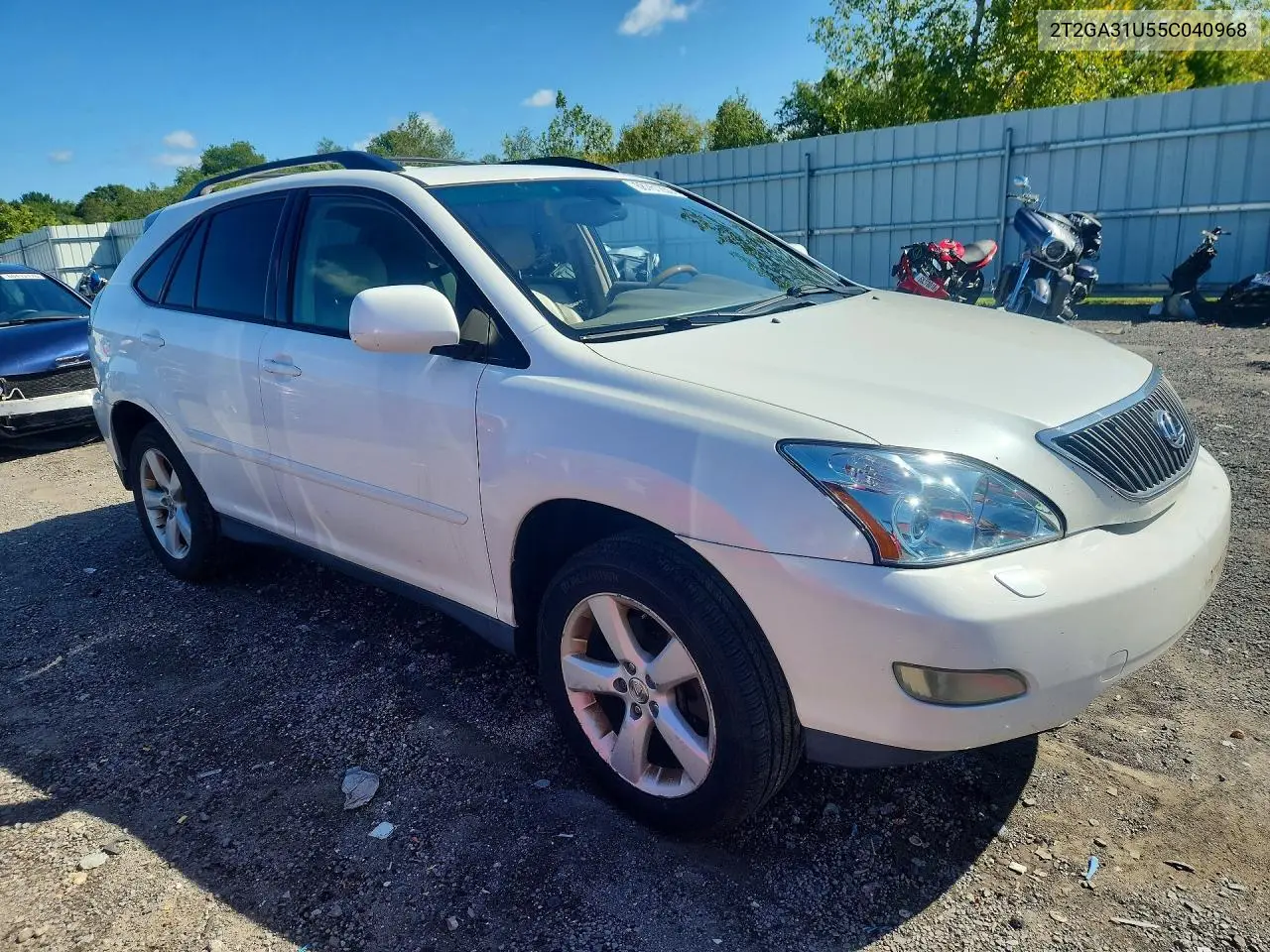2005 LEXUS RX VIN 2T2GA31U55C040968 — фото 4