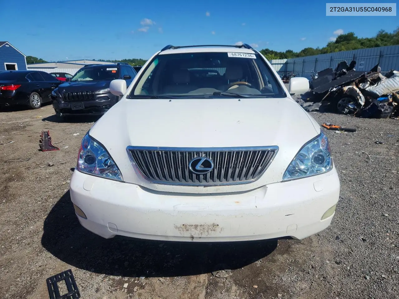 2005 LEXUS RX VIN 2T2GA31U55C040968 — фото 5