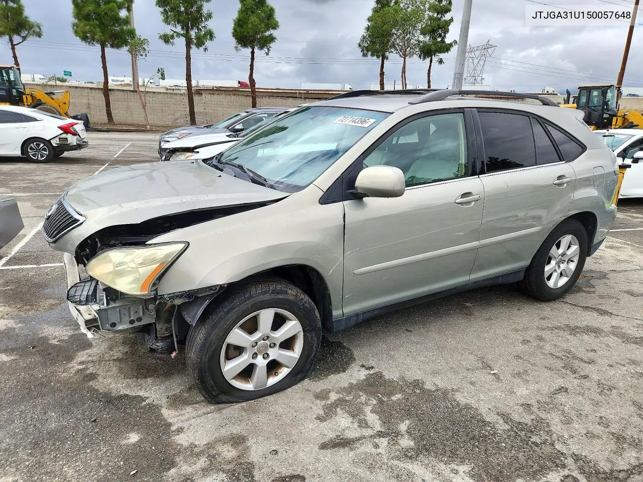LEXUS RX 2005, VIN JTJGA31U150057648