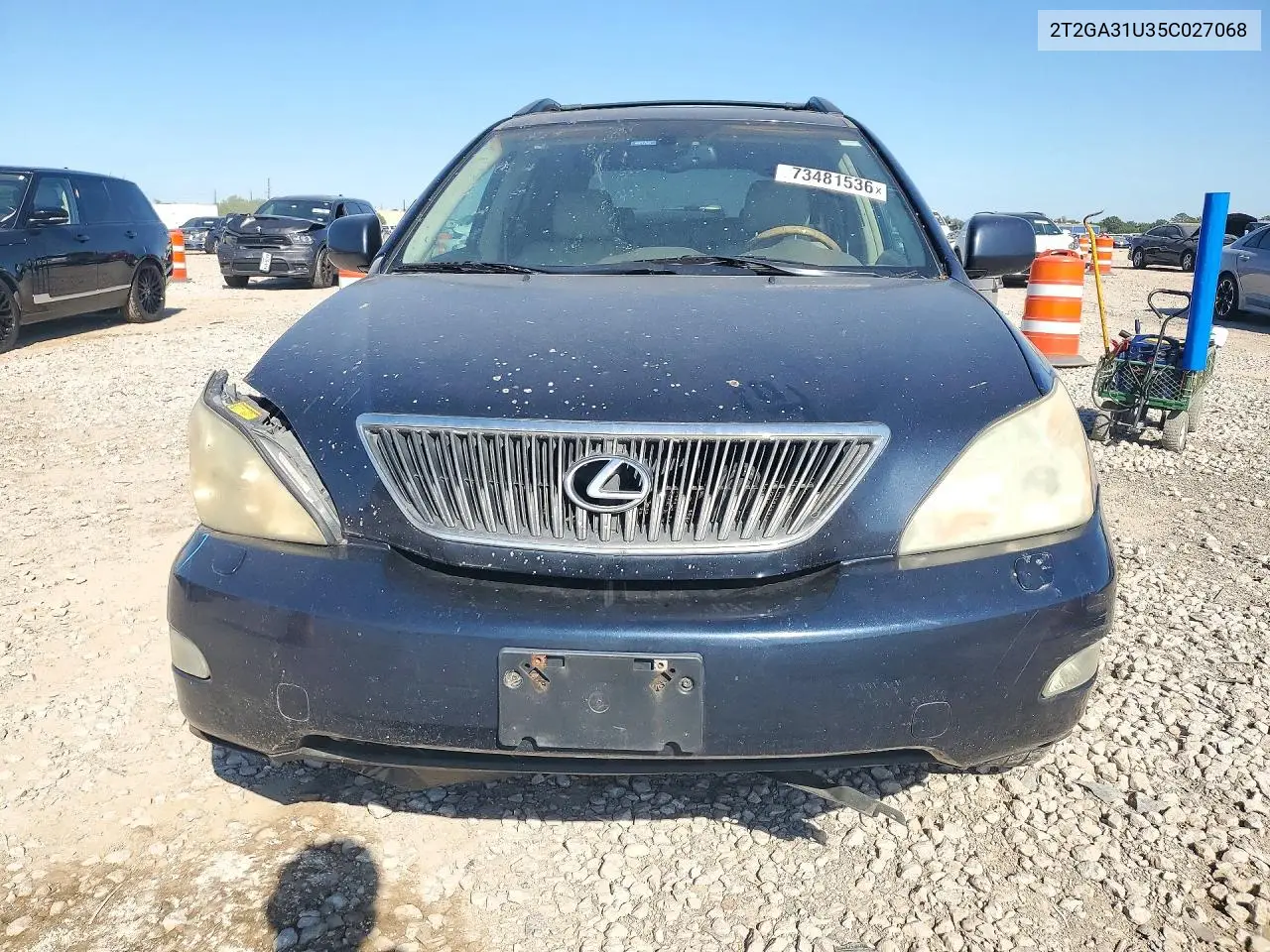 2005 LEXUS RX VIN 2T2GA31U35C027068 — фото 5