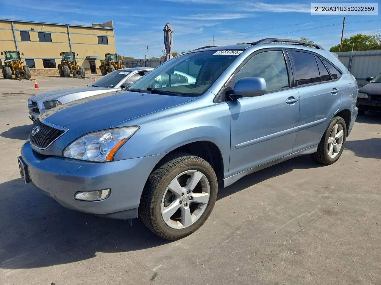 LEXUS RX 2005, VIN 2T2GA31U35C032559