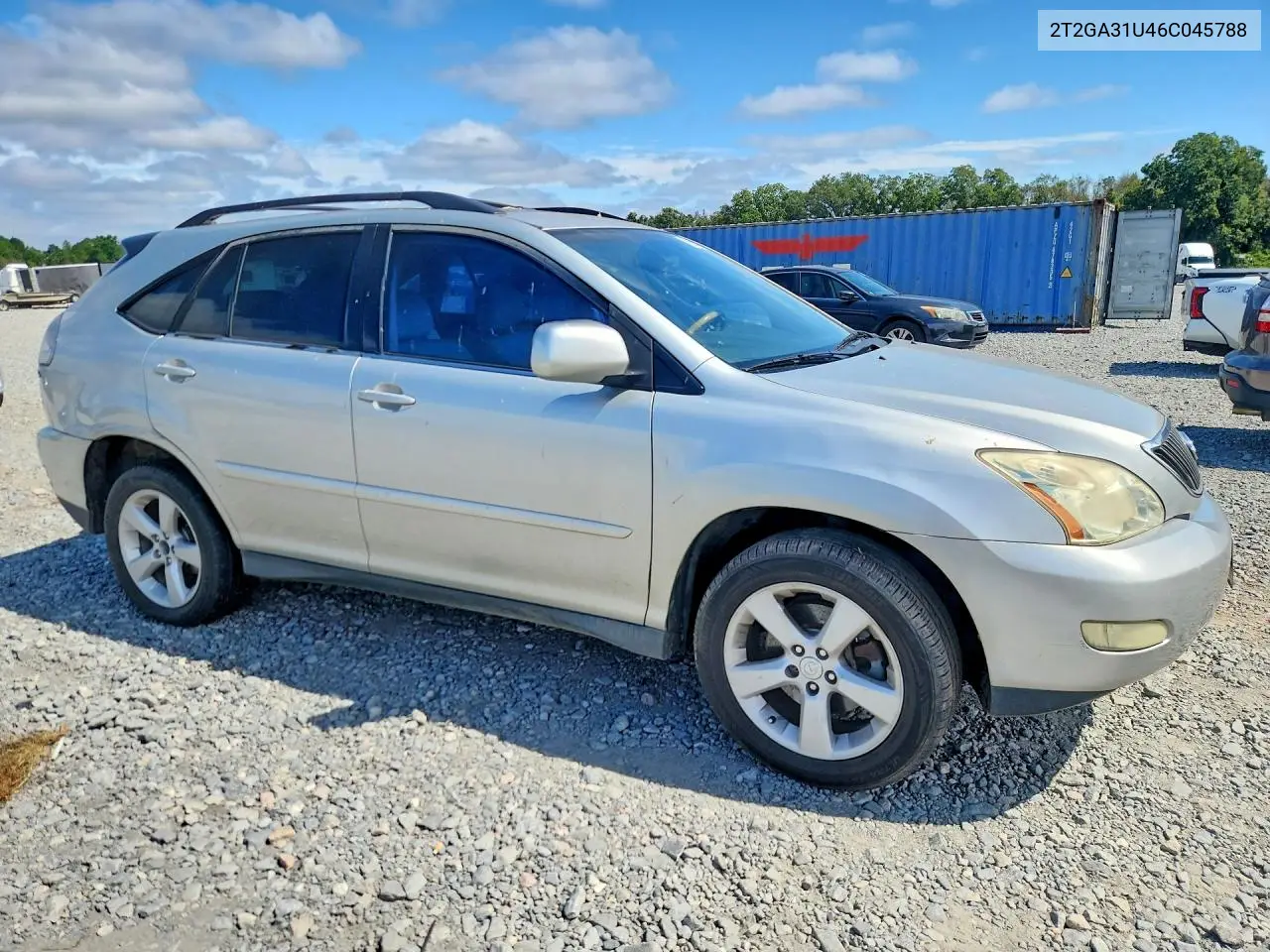 2006 LEXUS RX VIN 2T2GA31U46C045788 — фото 4