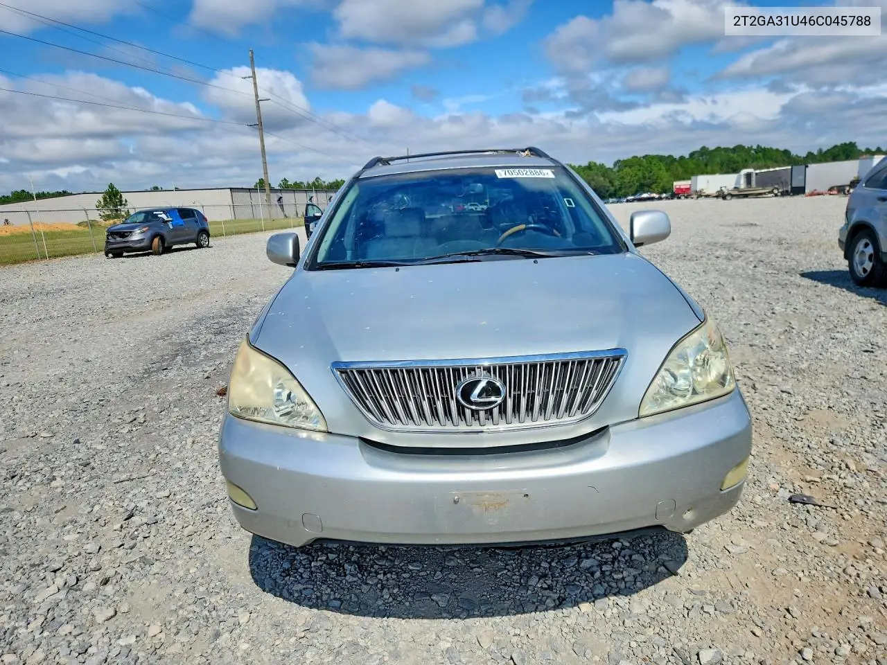 2006 LEXUS RX VIN 2T2GA31U46C045788 — фото 5