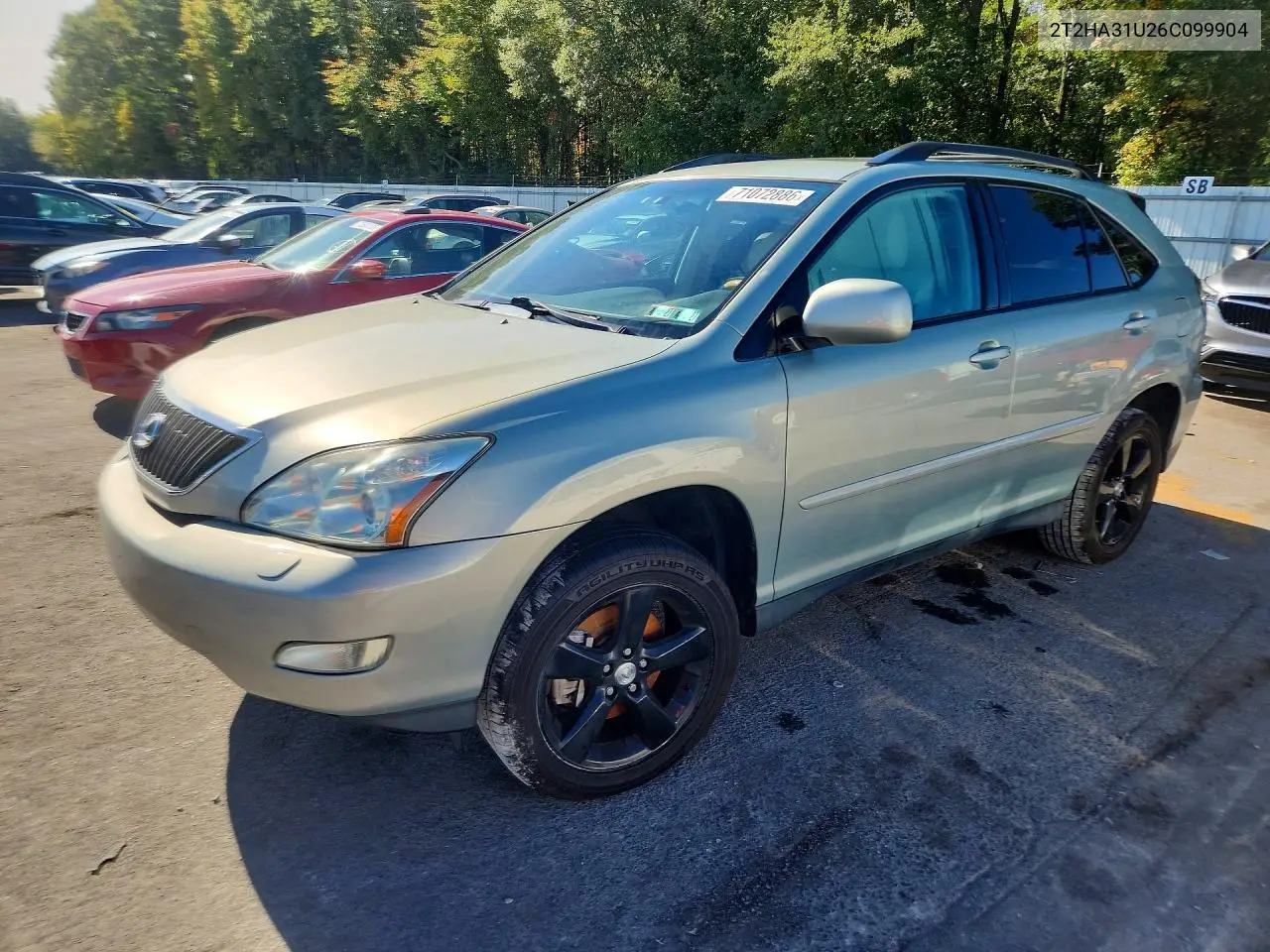 LEXUS RX 2006, VIN 2T2HA31U26C099904
