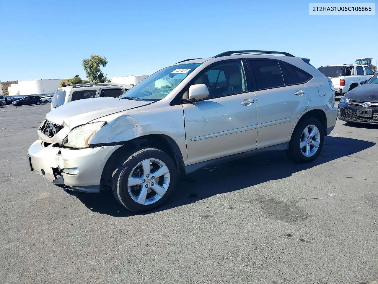 LEXUS RX 2006, VIN 2T2HA31U06C106865