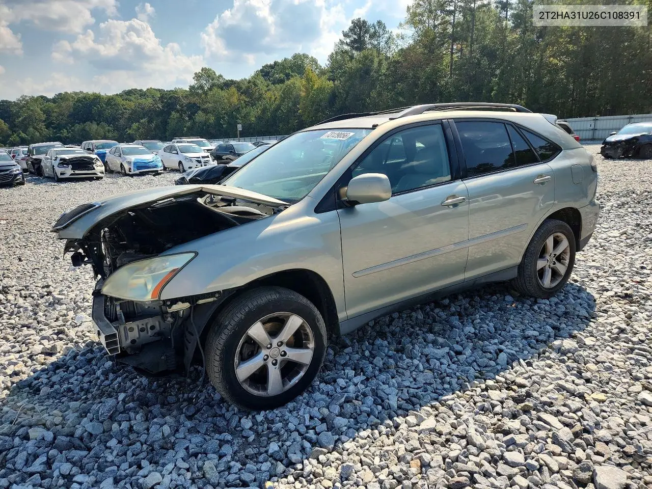 LEXUS RX 2006, VIN 2T2HA31U26C108391