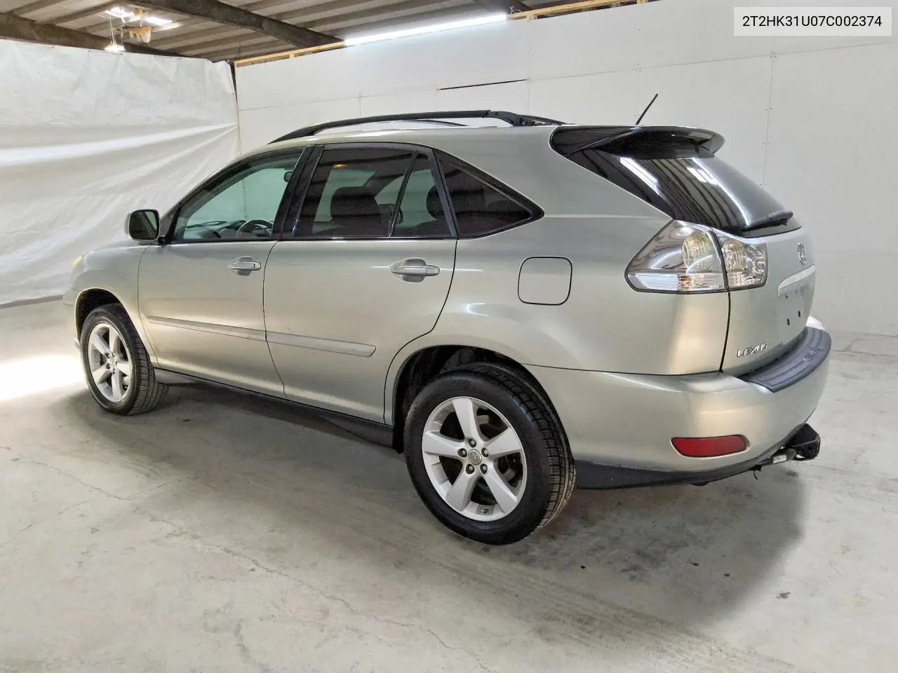 2007 LEXUS RX VIN 2T2HK31U07C002374 — фото 2