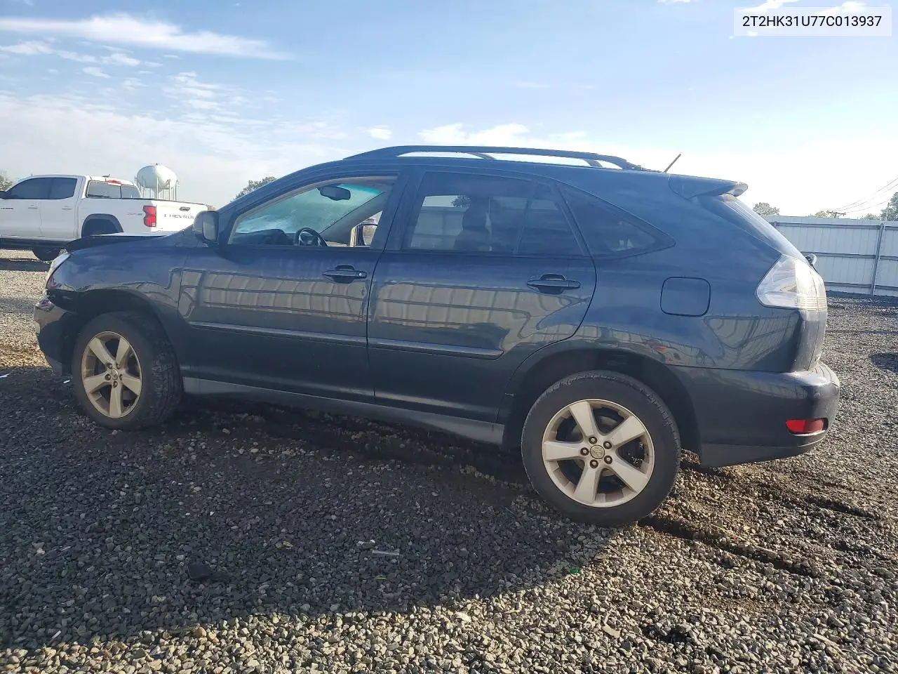 2007 LEXUS RX VIN 2T2HK31U77C013937 — фото 2