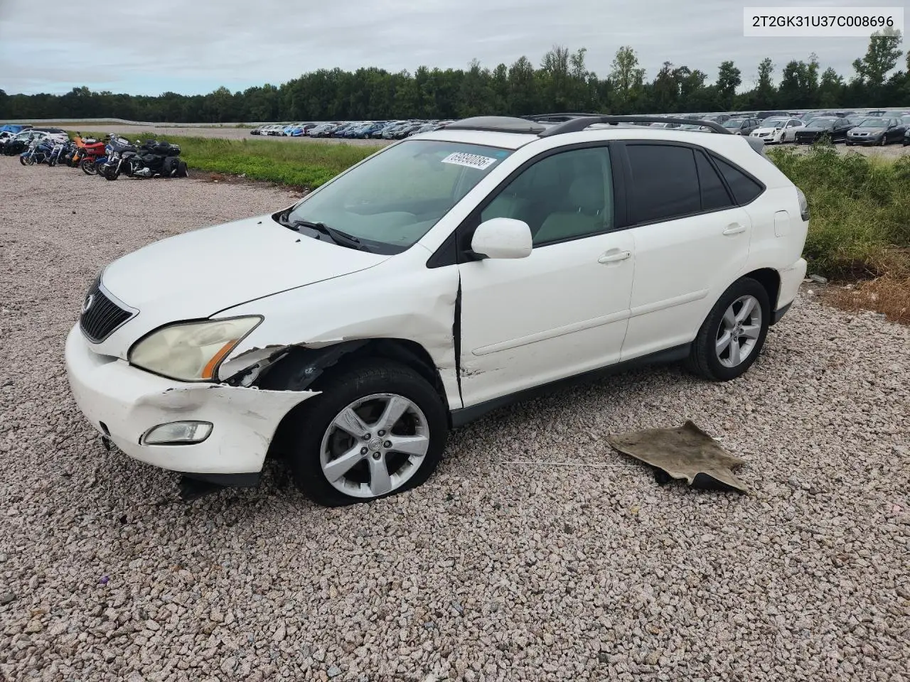 LEXUS RX 2007, VIN 2T2GK31U37C008696