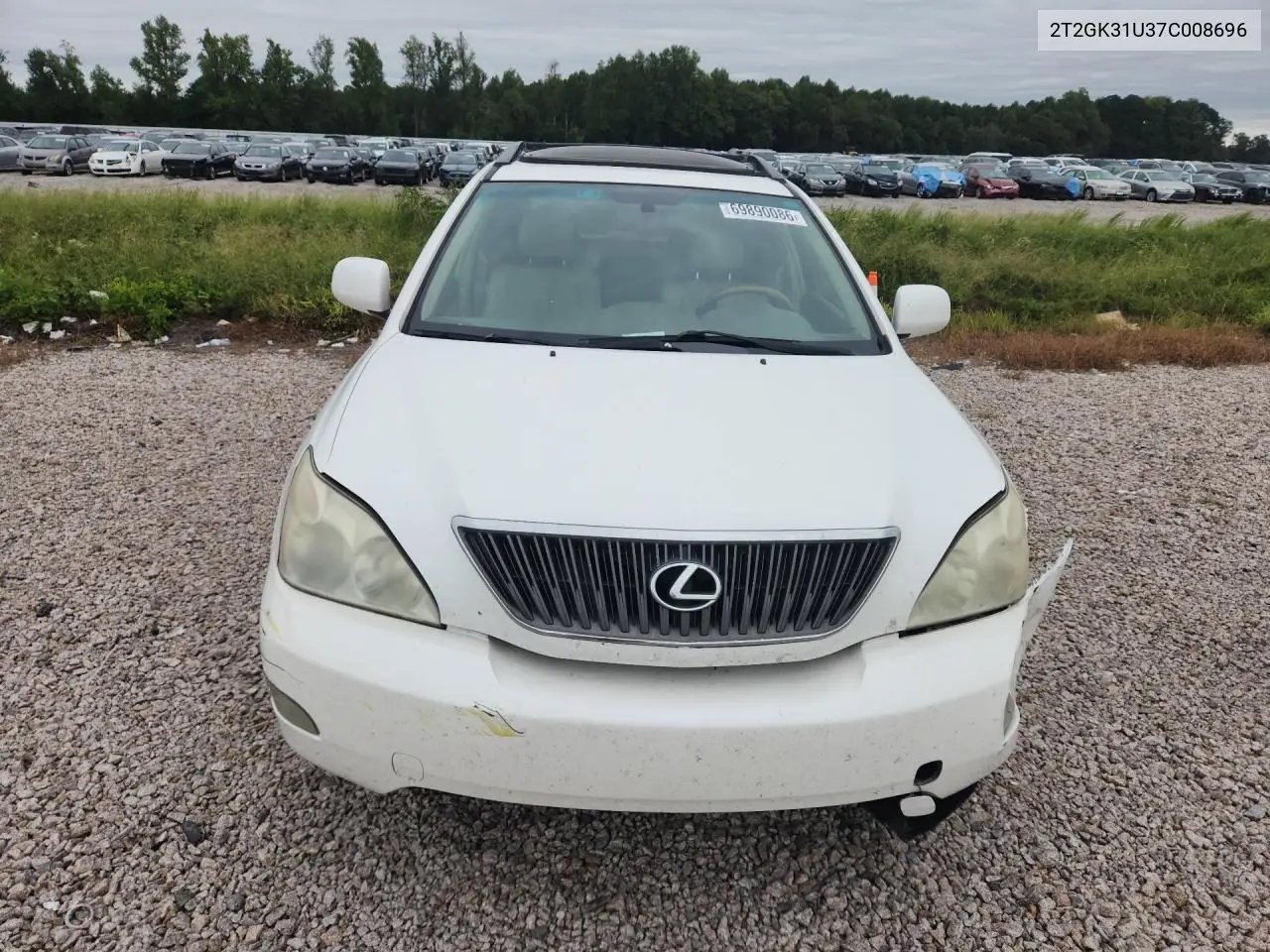 2007 LEXUS RX VIN 2T2GK31U37C008696 — фото 5