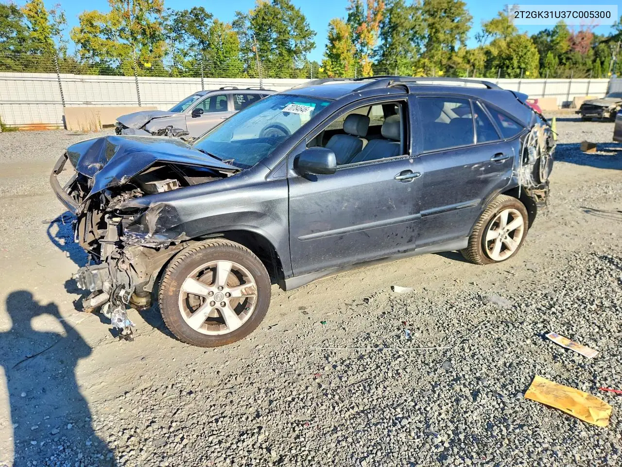 LEXUS RX 2007, VIN 2T2GK31U37C005300