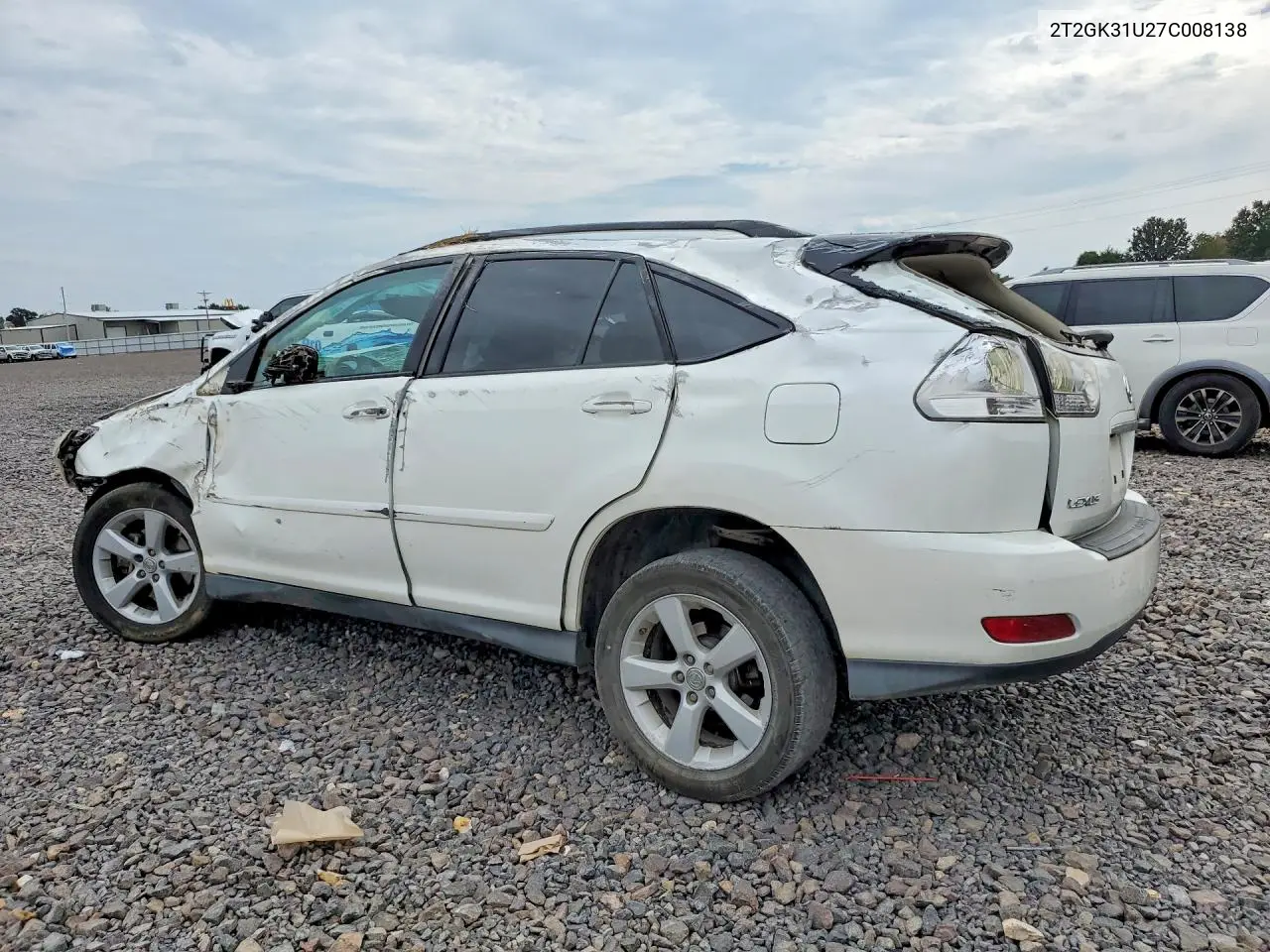 2007 LEXUS RX VIN 2T2GK31U27C008138 — фото 2
