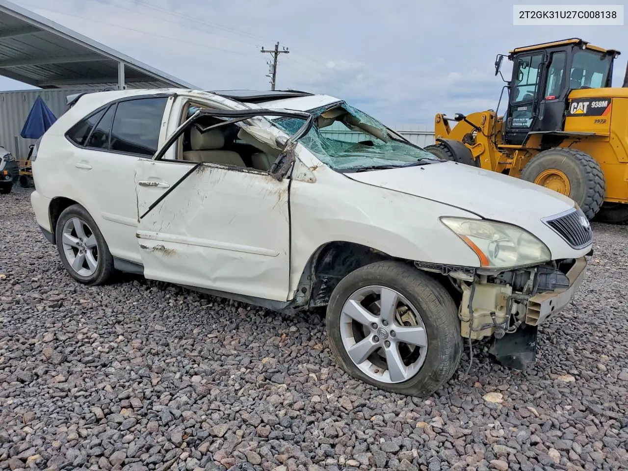 2007 LEXUS RX VIN 2T2GK31U27C008138 — фото 4