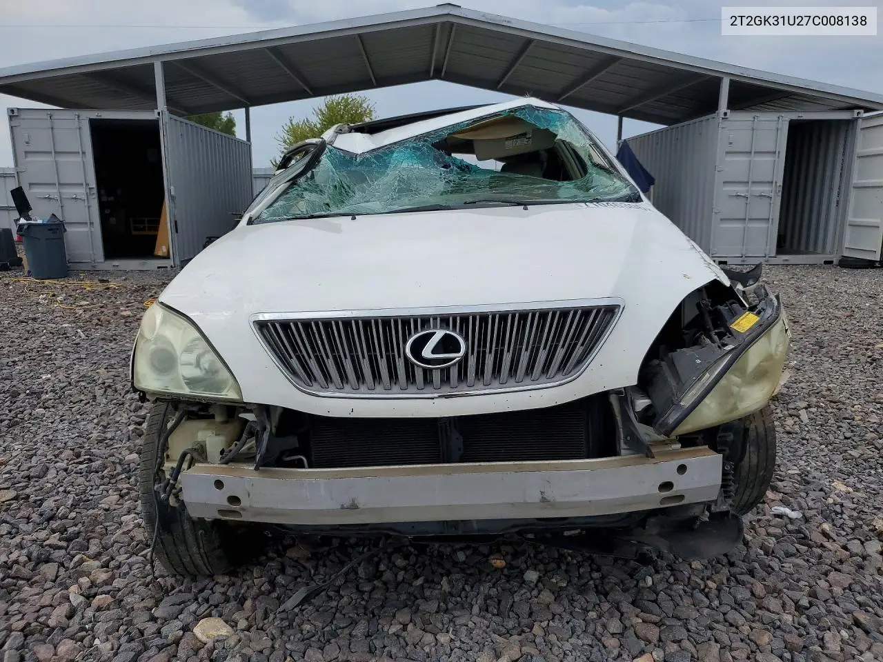 2007 LEXUS RX VIN 2T2GK31U27C008138 — фото 5