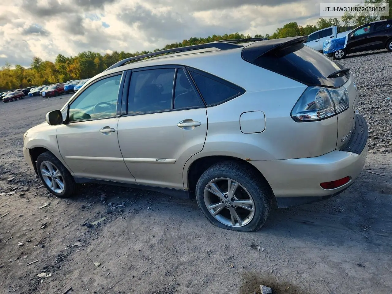 LEXUS RX 2007, VIN JTJHW31U872038608