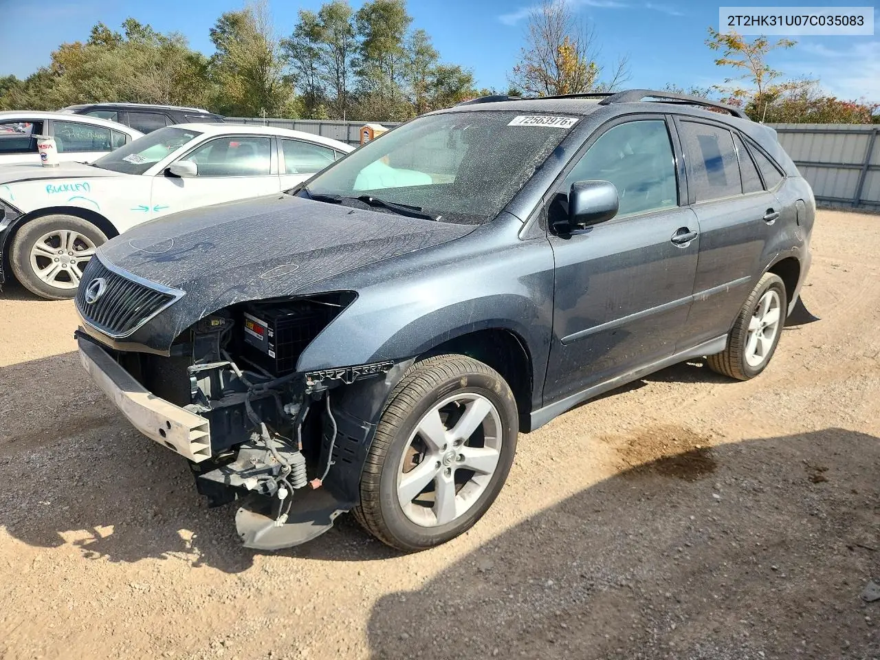 LEXUS RX 2007, VIN 2T2HK31U07C035083