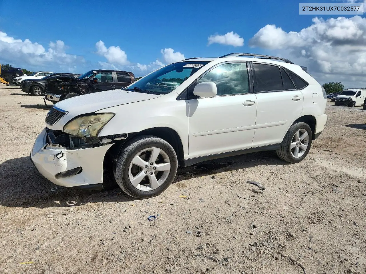 LEXUS RX 2007, VIN 2T2HK31UX7C032577