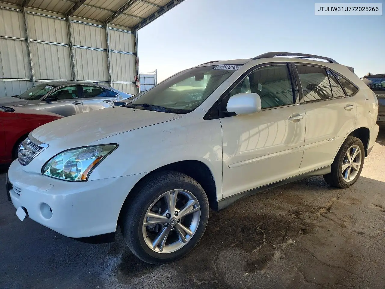 LEXUS RX 2007, VIN JTJHW31U772025266