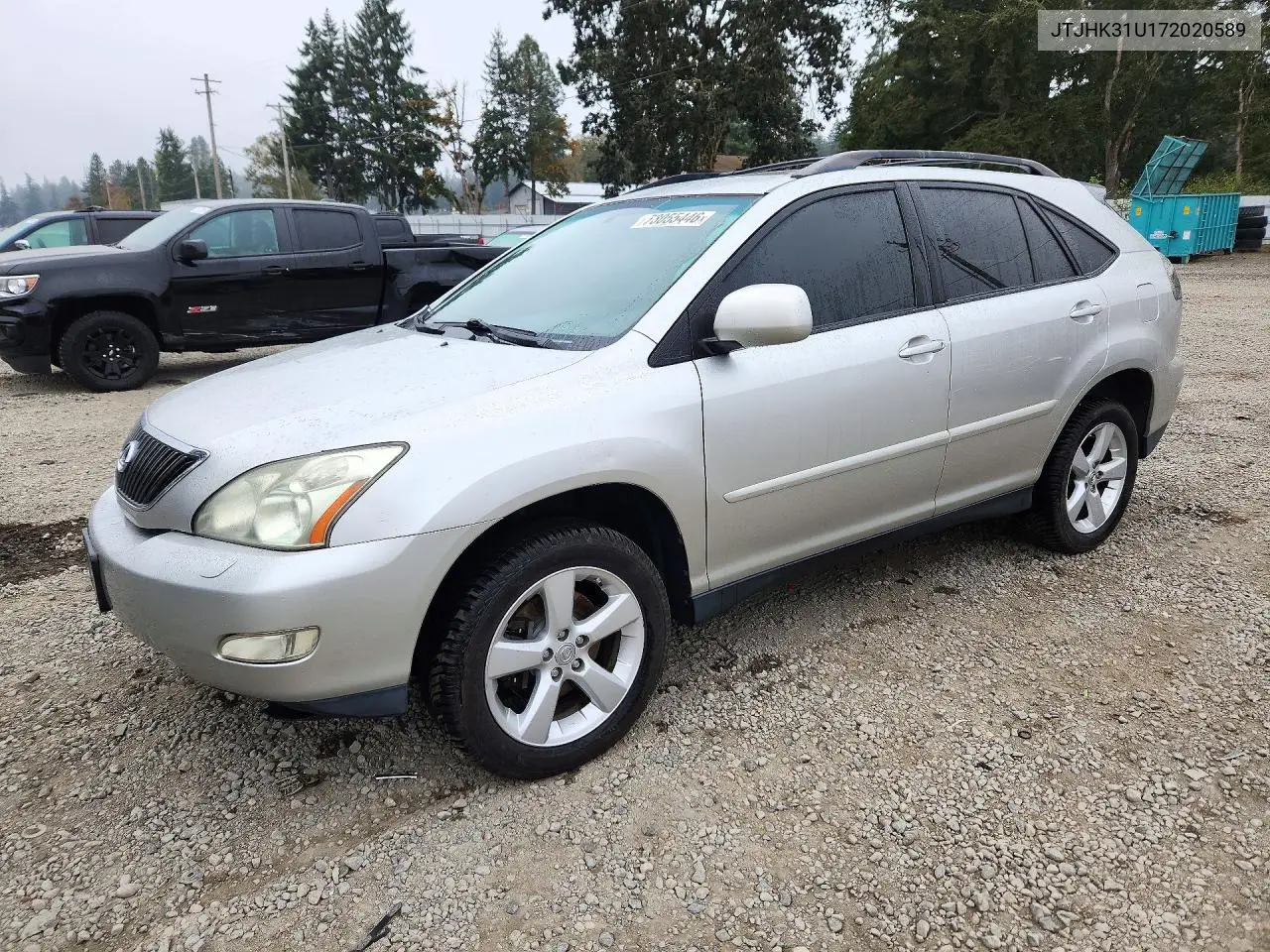 LEXUS RX 2007, VIN JTJHK31U172020589