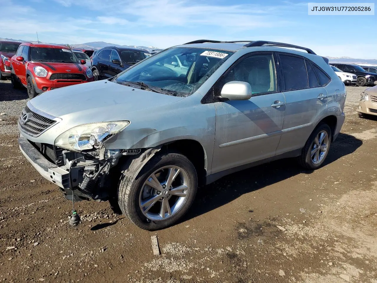 LEXUS RX 2007, VIN JTJGW31U772005286