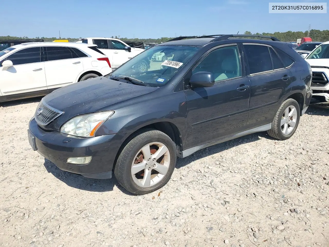 LEXUS RX 2007, VIN 2T2GK31U57C016895