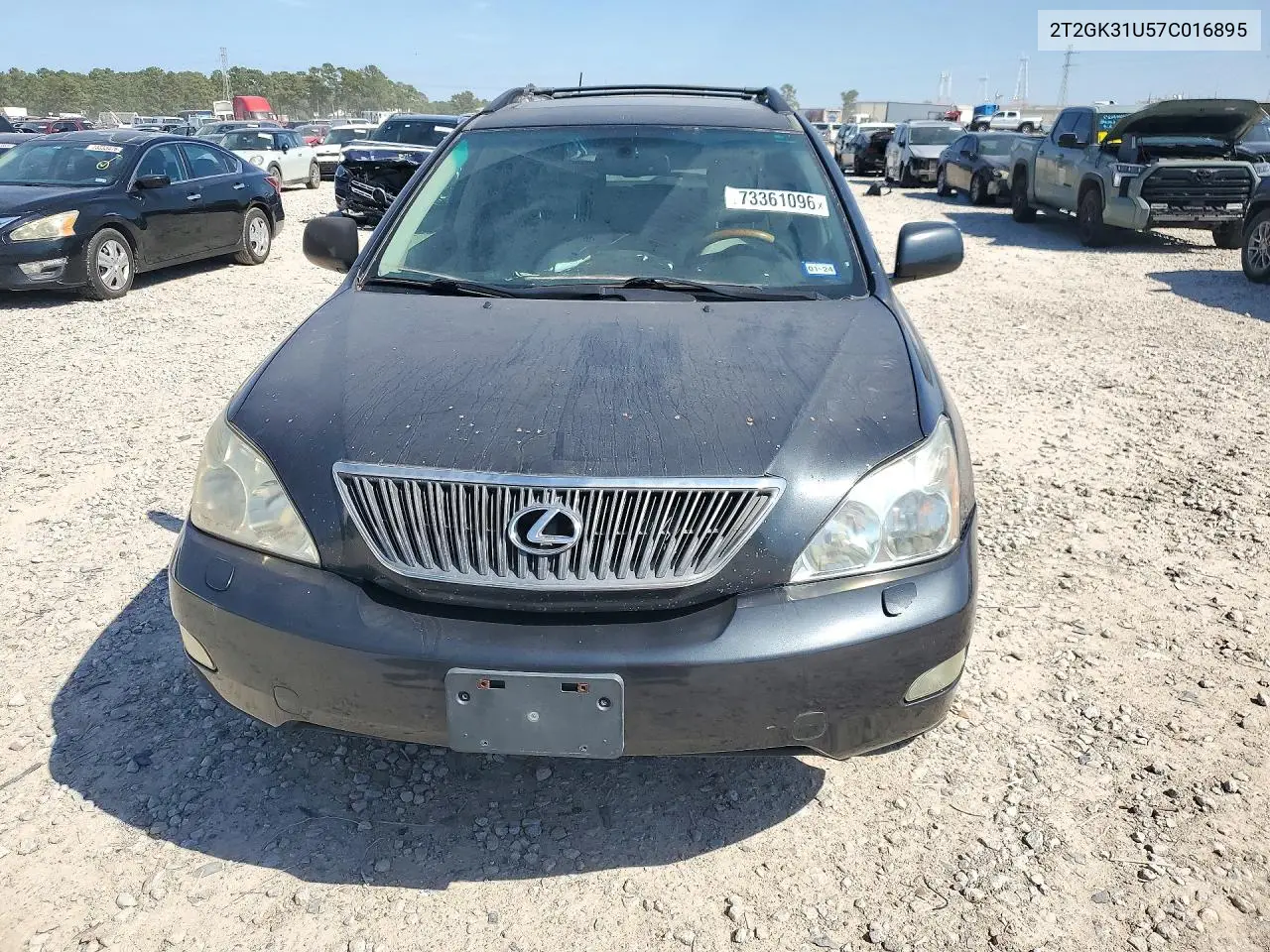 2007 LEXUS RX VIN 2T2GK31U57C016895 — фото 5