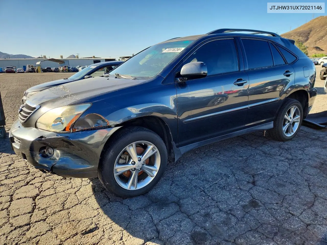 LEXUS RX 2007, VIN JTJHW31UX72021146