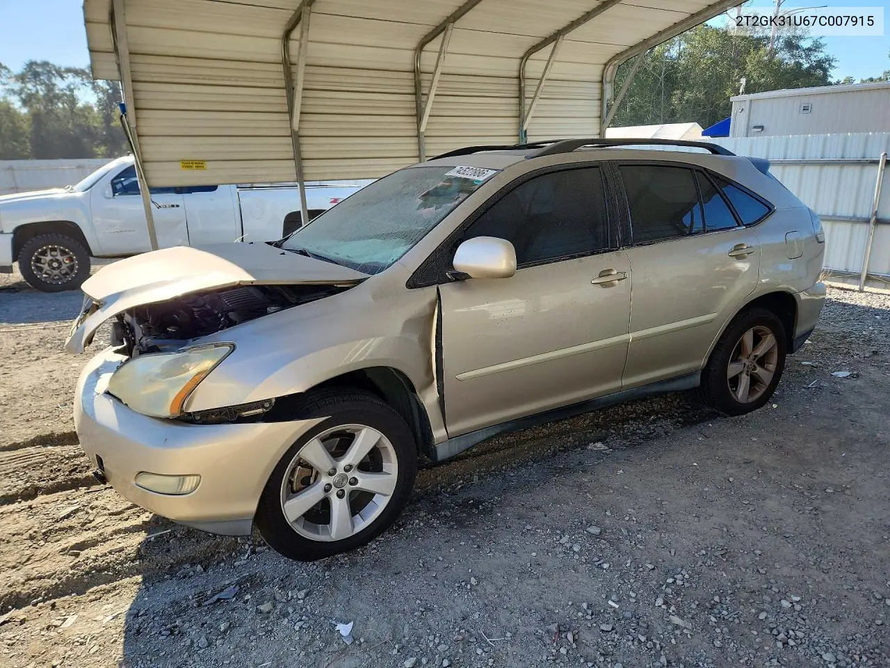 LEXUS RX 2007, VIN 2T2GK31U67C007915