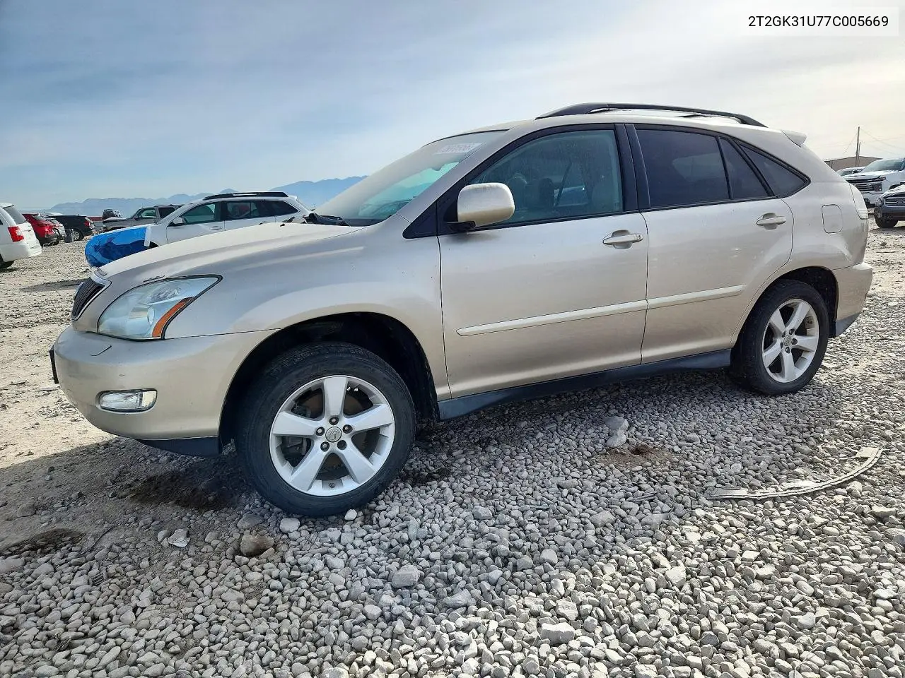 LEXUS RX 2007, VIN 2T2GK31U77C005669