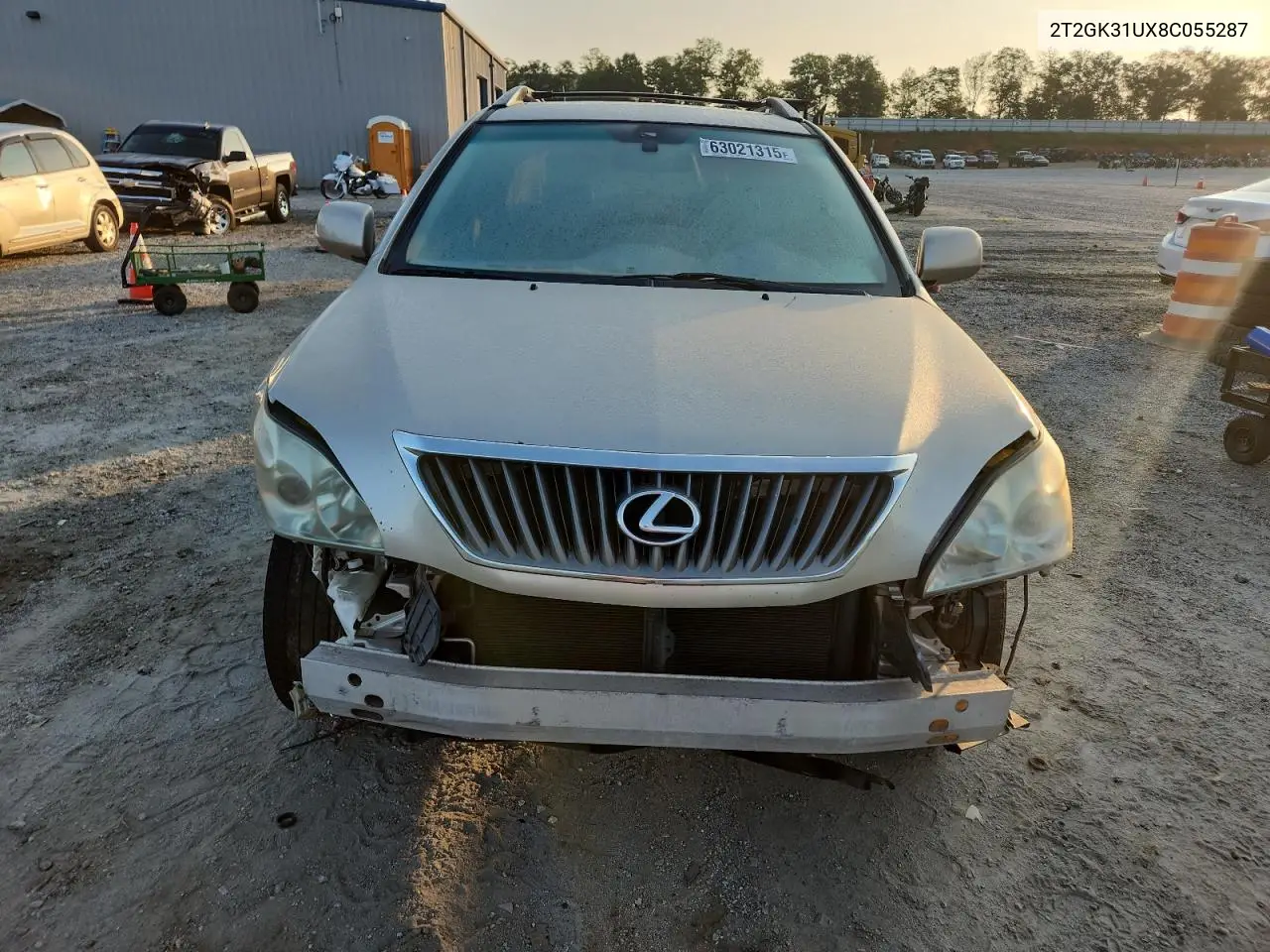 2008 LEXUS RX VIN 2T2GK31UX8C055287 — фото 5