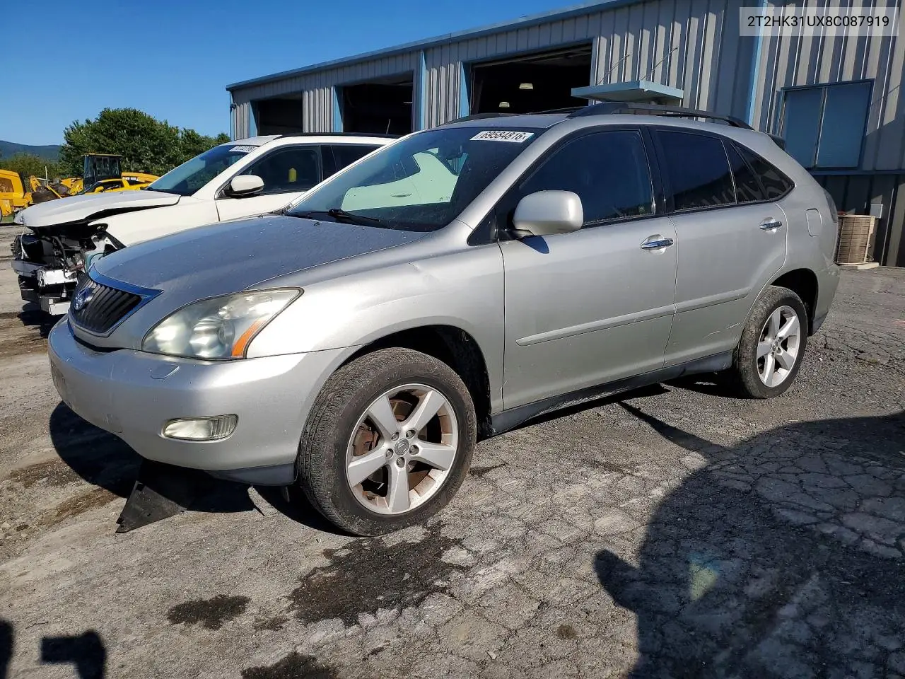 LEXUS RX 2008, VIN 2T2HK31UX8C087919