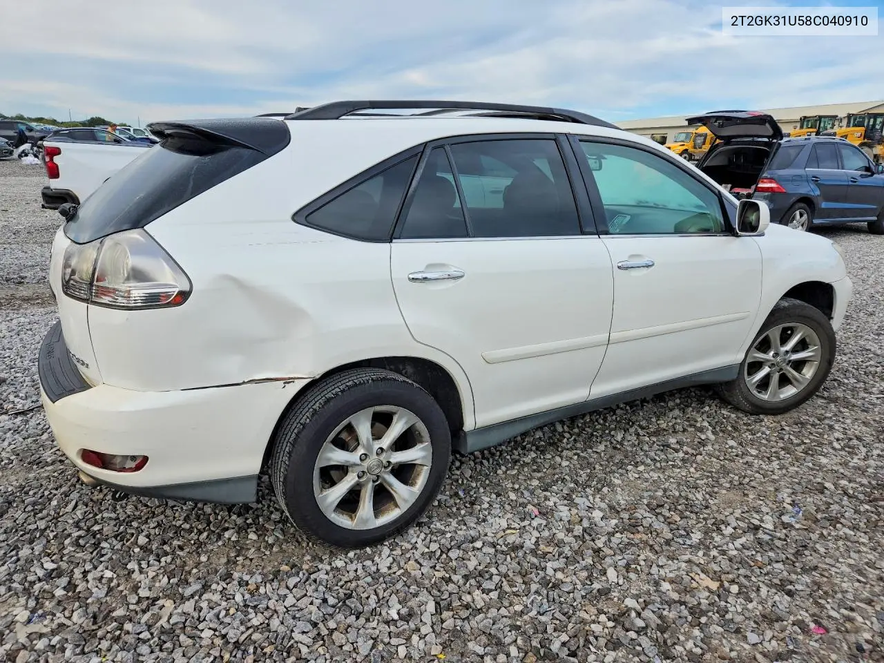 2008 LEXUS RX VIN 2T2GK31U58C040910 — фото 3