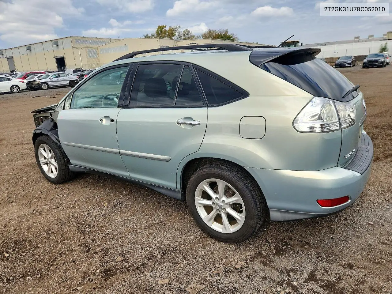 2008 LEXUS RX VIN 2T2GK31U78C052010 — фото 3