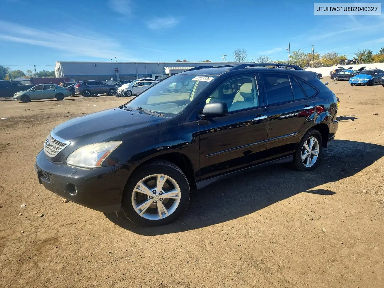 LEXUS RX 2008, VIN JTJHW31U882040327