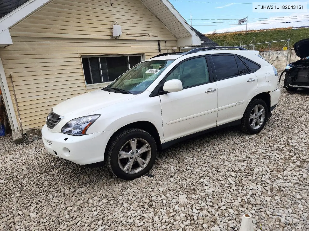 LEXUS RX 2008, VIN JTJHW31U182043151