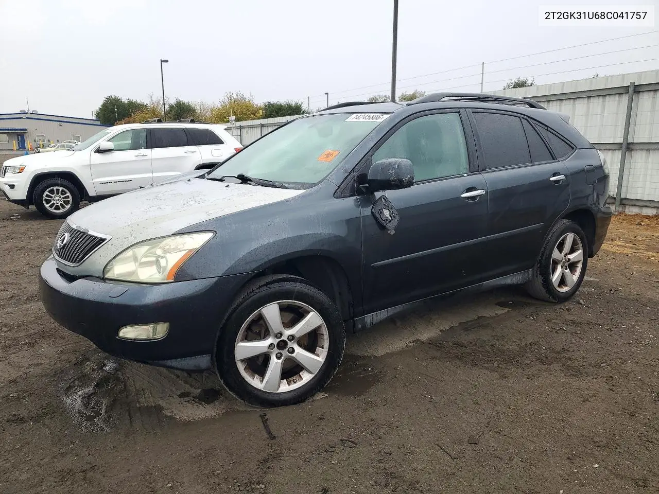 LEXUS RX 2008, VIN 2T2GK31U68C041757