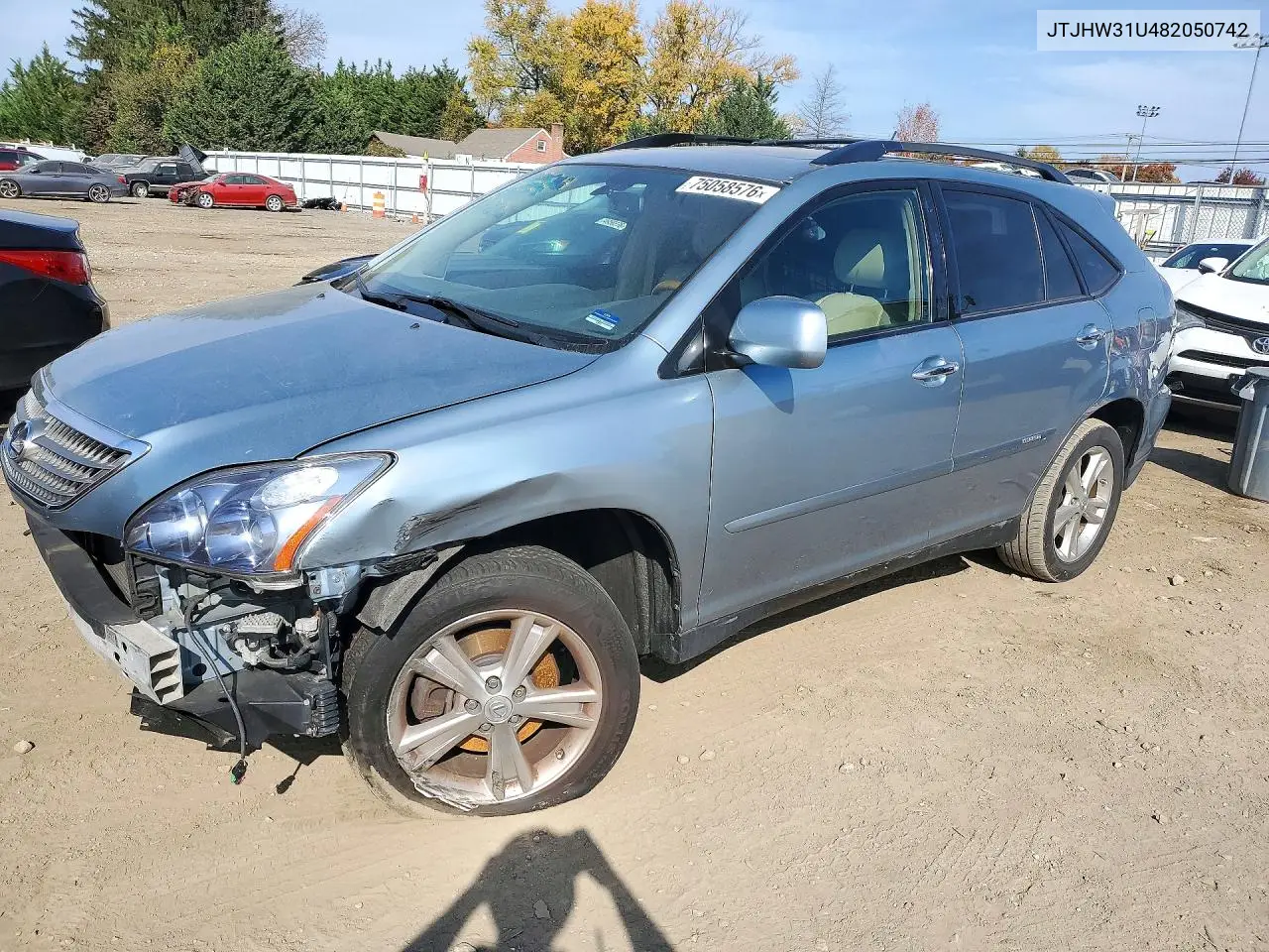 LEXUS RX 2008, VIN JTJHW31U482050742