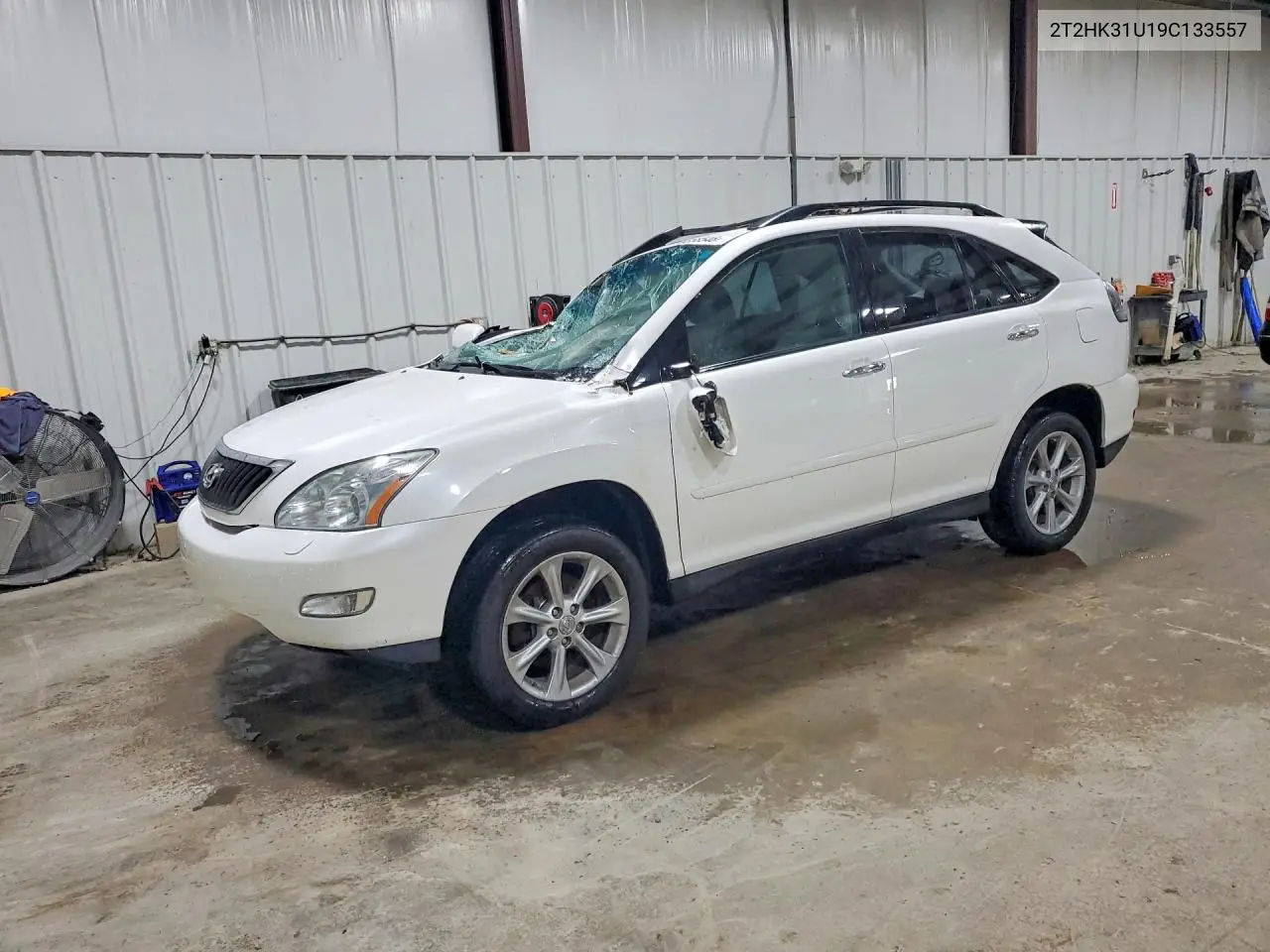 LEXUS RX 2009, VIN 2T2HK31U19C133557