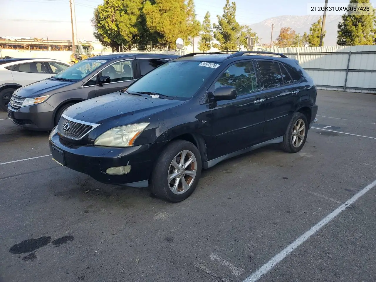 LEXUS RX 2009, VIN 2T2GK31UX9C057428