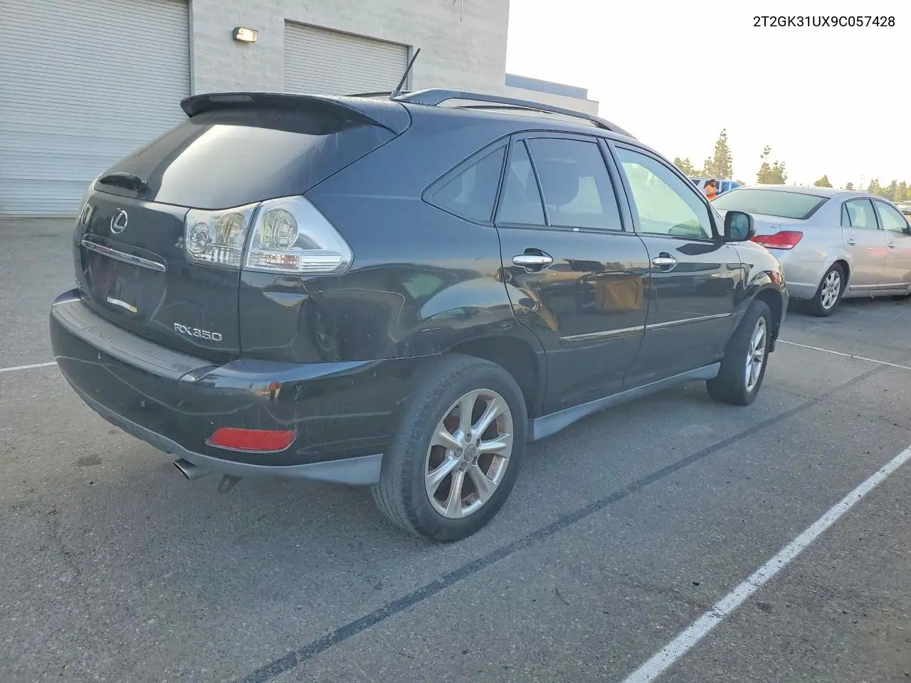 2009 LEXUS RX VIN 2T2GK31UX9C057428 — фото 3