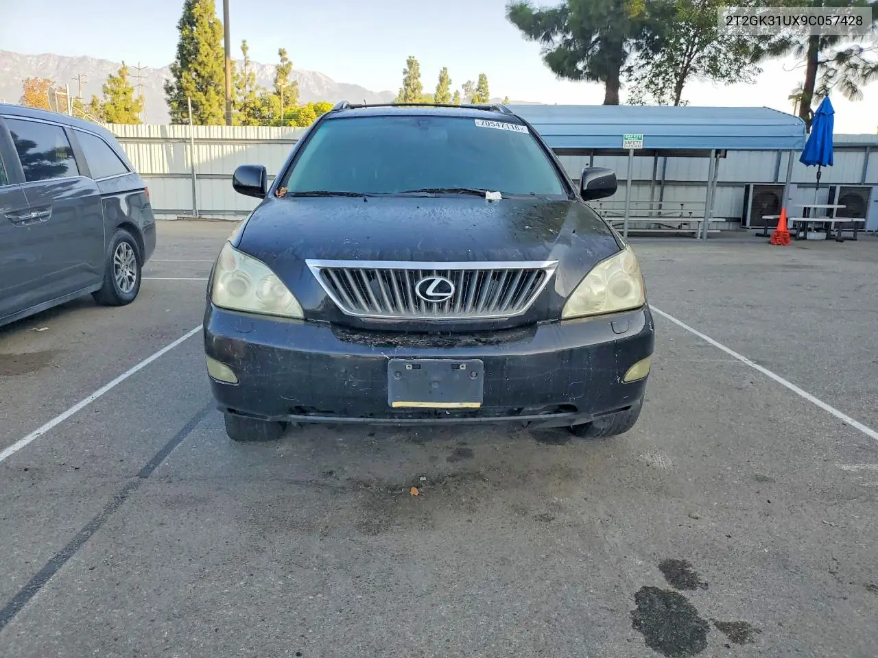 2009 LEXUS RX VIN 2T2GK31UX9C057428 — фото 5