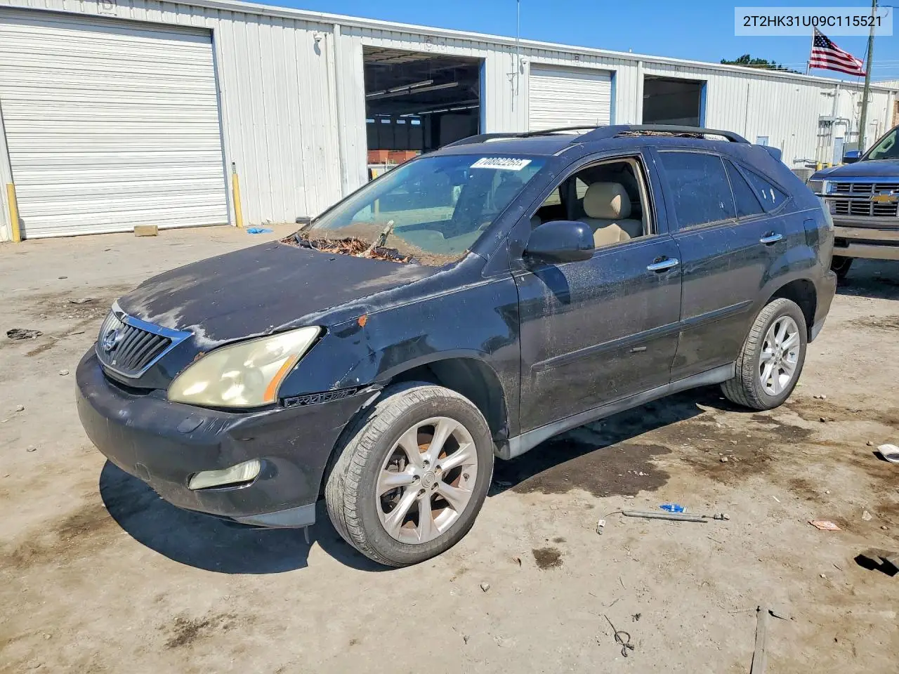 LEXUS RX 2009, VIN 2T2HK31U09C115521
