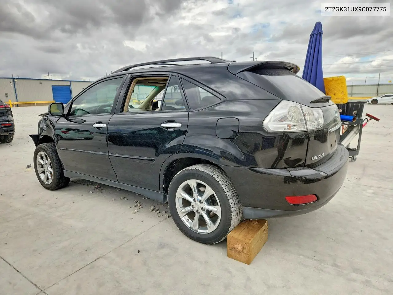 2009 LEXUS RX VIN 2T2GK31UX9C077775 — фото 2