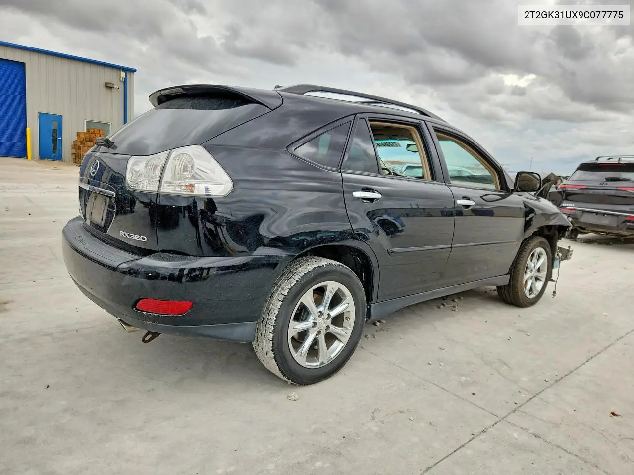 2009 LEXUS RX VIN 2T2GK31UX9C077775 — фото 3