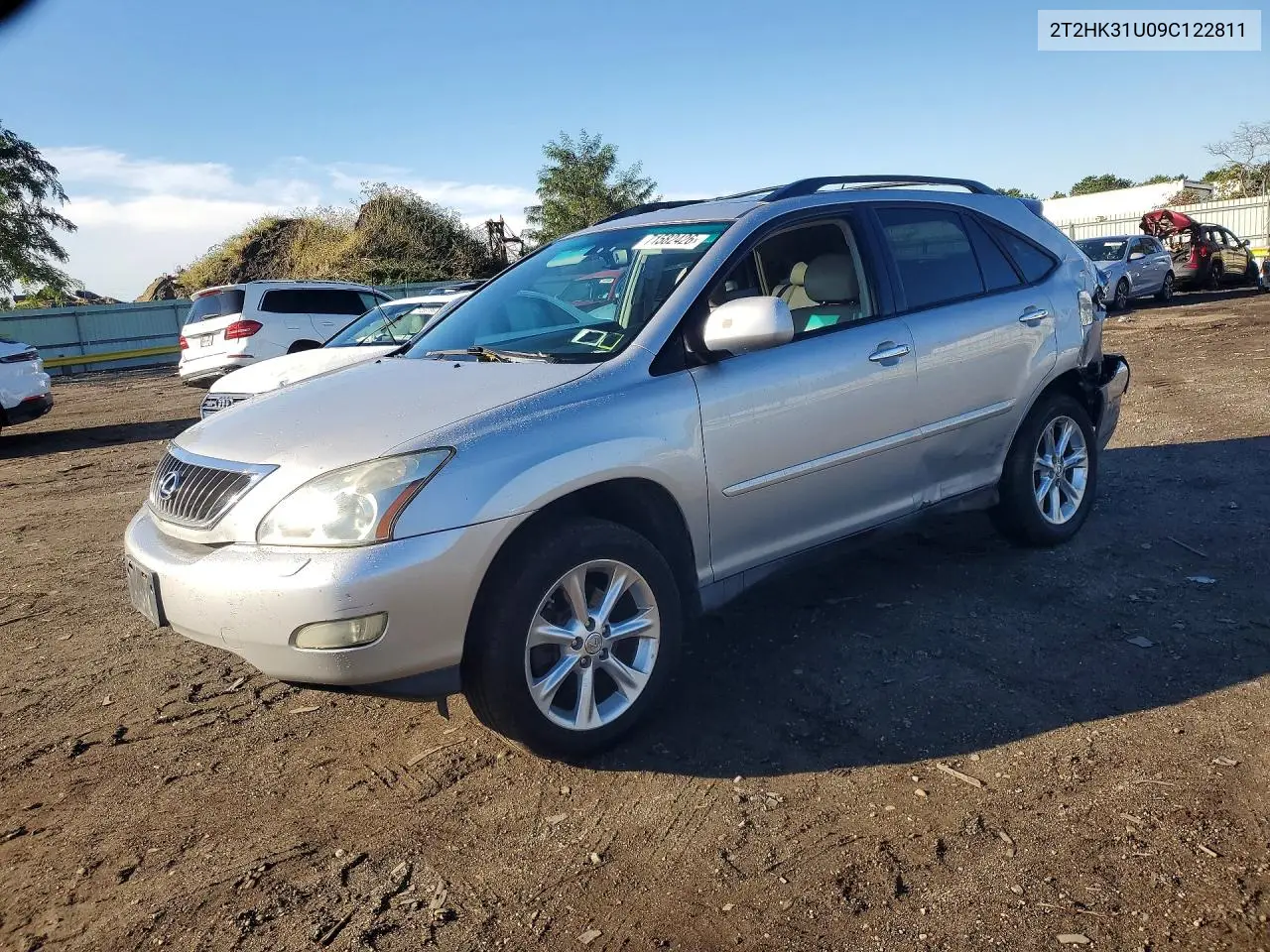 LEXUS RX 2009, VIN 2T2HK31U09C122811