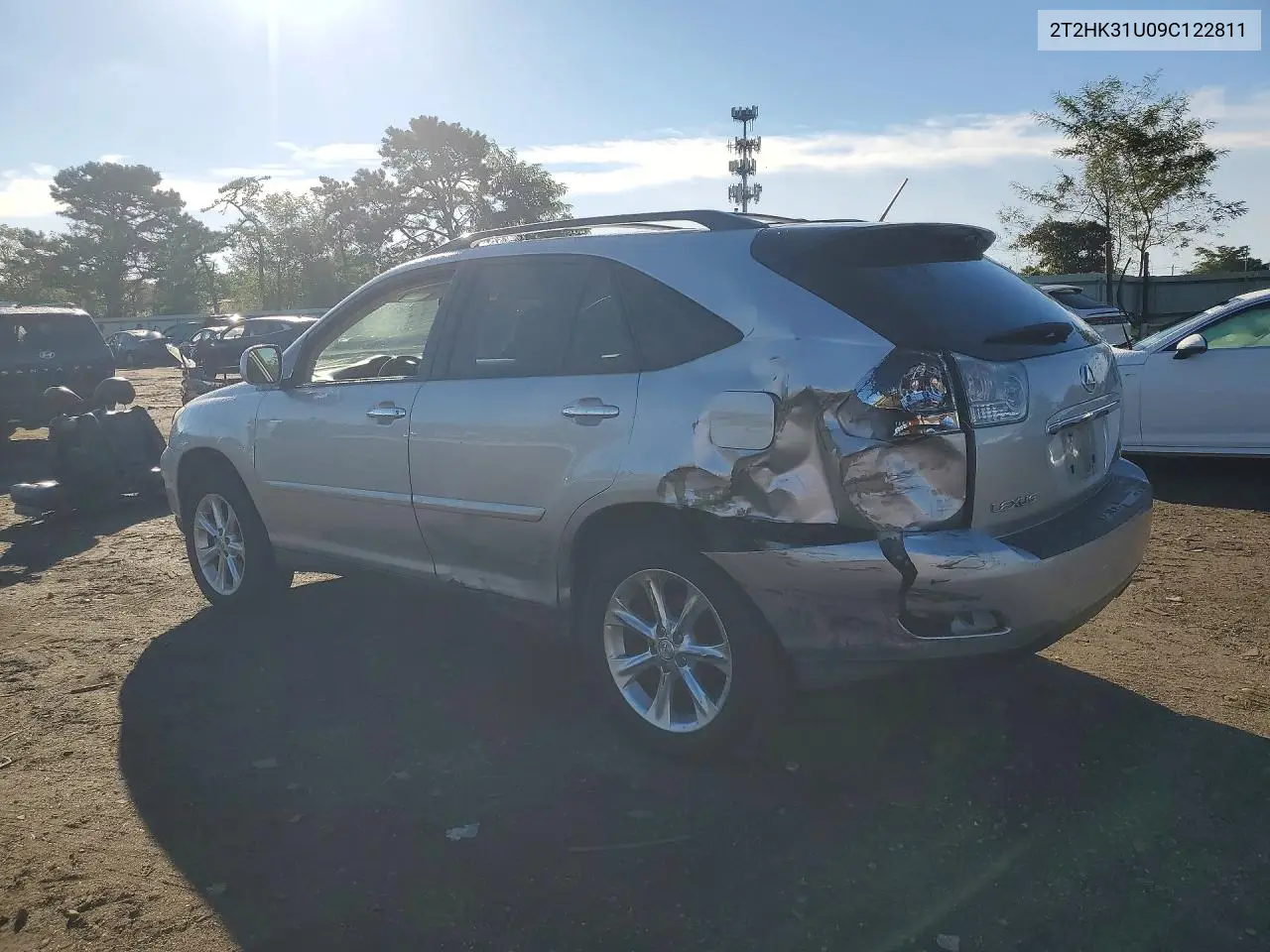 2009 LEXUS RX VIN 2T2HK31U09C122811 — фото 2
