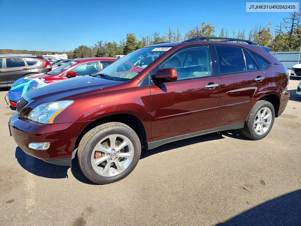 LEXUS RX 2009, VIN JTJHK31U492062435